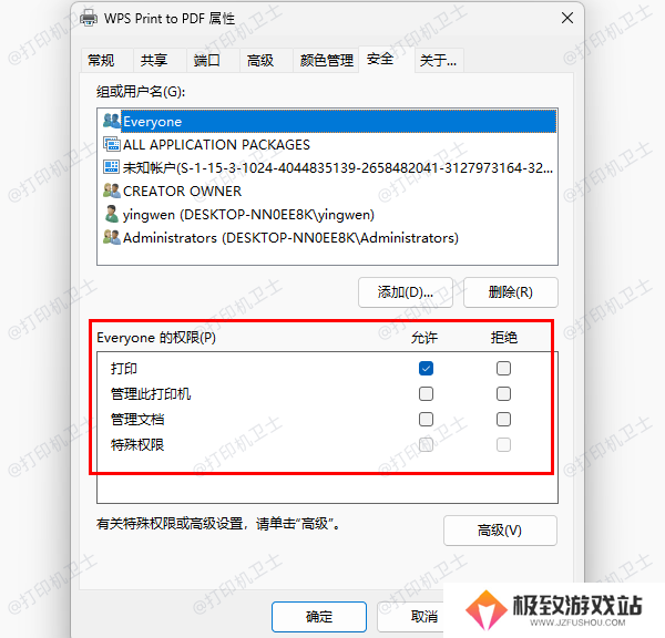 用户权限配置